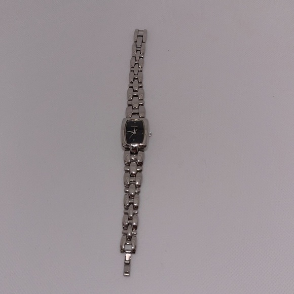 Fossil F2 ES-8823 Stainless Steel Black Dial Ladies Quartz Watch - EUC - Picture 6 of 10